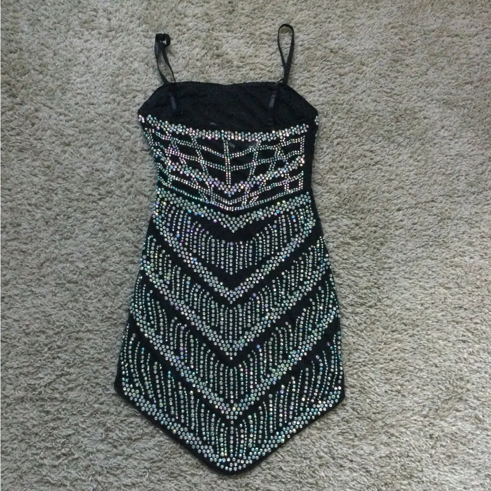 Grace Embellished Mini Dress - Picture 11 of 16
